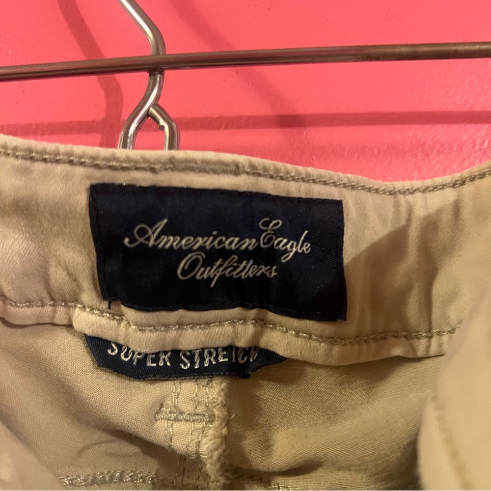 American Eagle Outfitters Beige Super Stretch Pants - Picture 4 of 6